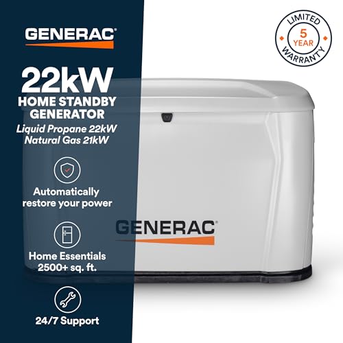 Generac 22kW Home Standby Generator 7325