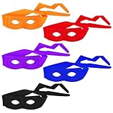 XEPST Lot de 5 masques pour les yeux en forme de tortue pour Halloween, costume de tortue ...