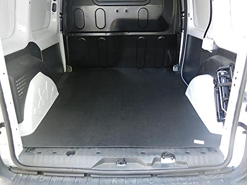 Rezaw-Plast Bed Liner For Ford Transit Connect 2014-2022 All Weather Rear Rubber Cargo Liner Cargo Van Accessories Odorless Heavy Duty 1/8 Thickness Black #TOP5