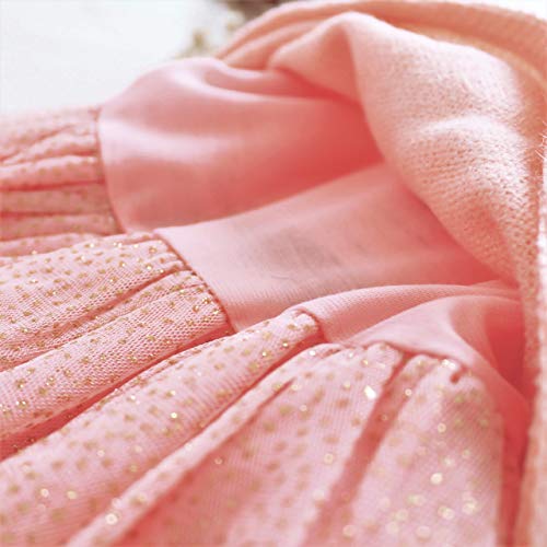 Roupas De Bebe Menina Vestido Infantil Pompons Tamanho:De 9 a 12 meses