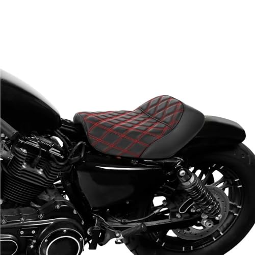 Asiento individual para solventar la fatiga en Sportster XL Iron 883 1200 negro 52000260 5