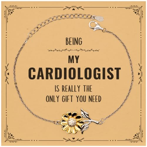 Cardiologist Christmas Gifts Coworker, To My Cardiologist Keychain Message Card Gifts, Birthday Gifts For Cardiologist Being My Cardiologist is really the only gift you need