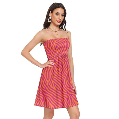 Robe d'été femme bustier GuoChe chic décontractée