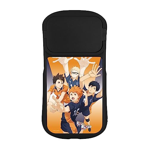 グルマンディーズ ハイキュー!! iPhone14 / 14 Pro / 13 / 13 Pro / 12 / 12Pro 対応 ハイブリッドガラスケース 日向・影山・月島・西谷 BHIK-11A