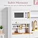 Best Choice Products Pretend Play Kitchen for Kids, Interactive Wooden Toddler Playset with Espresso Machine, Toy Storage, 17 Accessories - White