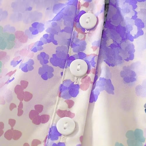 Image of Gufrina Women's Blush Pink Abstract Printed Western Top with Mandarin Collar, Half Button Placket and Relaxed Fit Sleeves