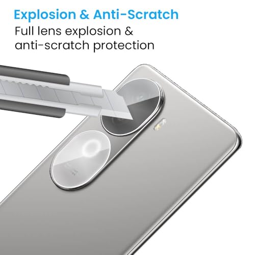 Image of ArmourPro Camera Lens Protector Tempered Glass Compatible For IQOO Z9s (6.78 Inches) With Edge To Edge Coverage |Full Transparent, Pack of 1
