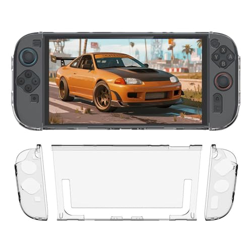For Nintendo Switch 2��p �N���A �P�[�X PC ���� �X�C�b�` 2 �J�o�[ �N���A�ی�P�[�X ���̎��݌v PC�f�ސ� �ϏՌ� NS 2 �ی�J�o�[ �� �y�� ���E�ȒP �����f�U�C��