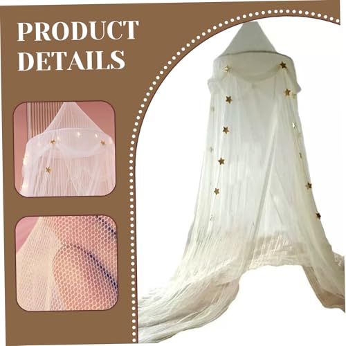 Ciel de lit pour lit Queen Size et lit double avec dôme pliable - 8