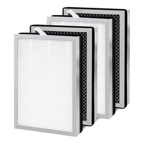 VFUNIOUSF Purificador de Aire 3 en 1 con prefiltro H13, Filtro HEPA auténtico y Filtro de carbón Activado, Compatible con el purificador de Aire Medify MA-25.