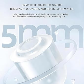 Pellet Ice Maker Machine - Countertop Self-Cleaning Nugget Ice Cube Maker for DIY Drinks and Kitchen Use