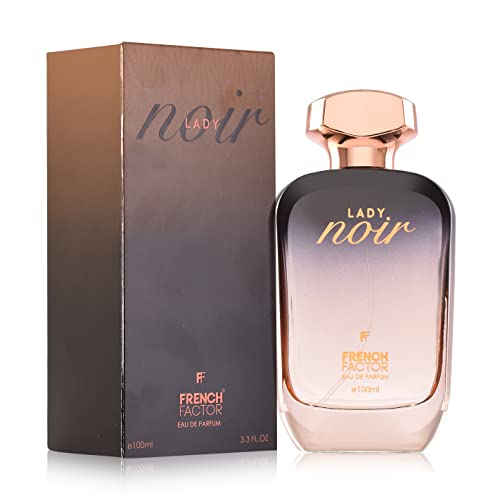 Image of Unlock Elegance with The French Factor Lady Noir 100ml Perfume for Women - Long-Lasting Sophistication and Allure