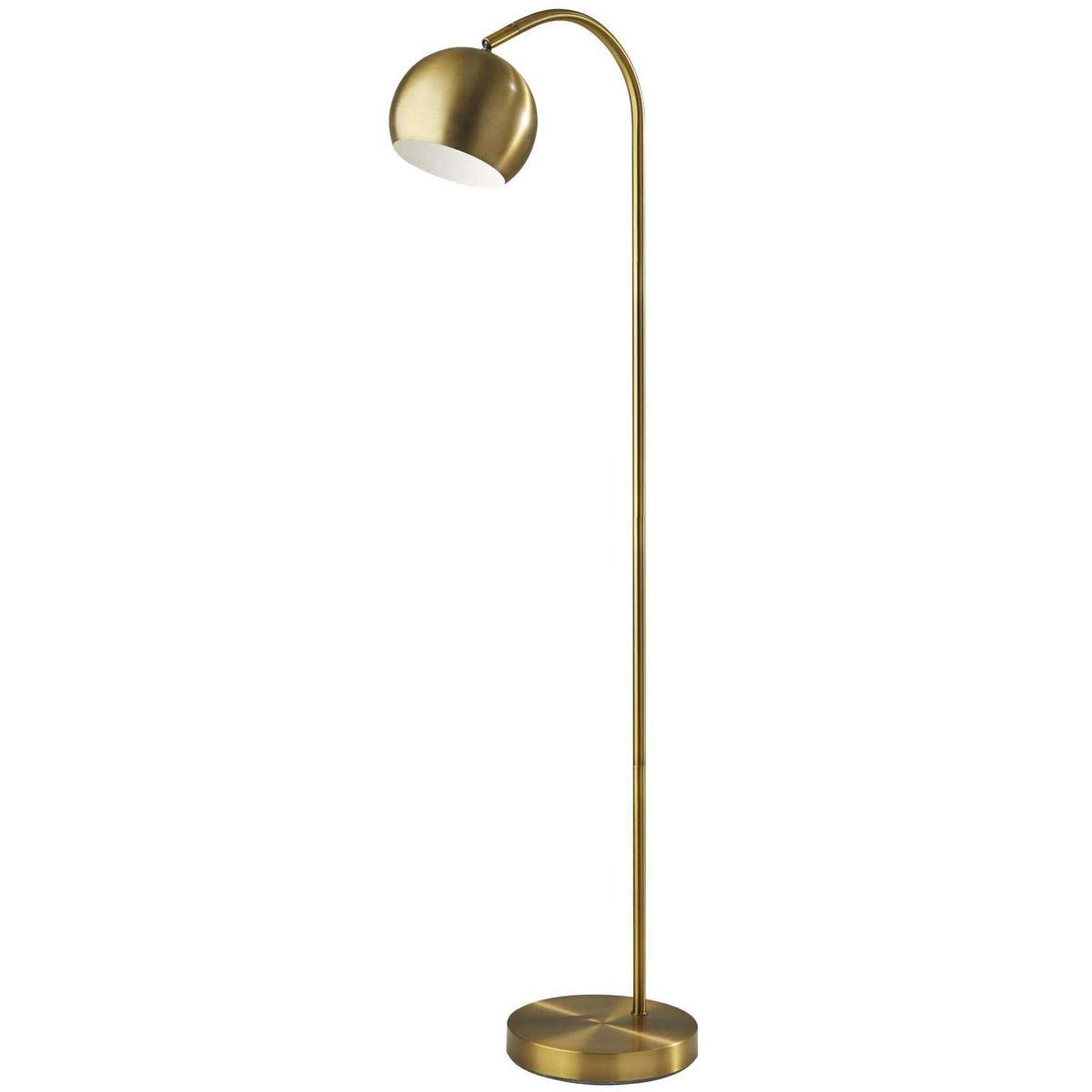 Photo 1 of Adesso Home 5138-21 Transitional Floor Lamp from Emerson Collection in Brass-Antique Finish, 19.75 inches, Bronze