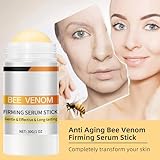 Bee Venom Firming Serum Stick, 2PCS Anti-Aging Face Cream, Lifts and Tightens the Skin, Hydrating, Lifting & Restoring Skin Elasticity, Bee Venom Body Tightening Cream for Women & Men