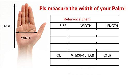 JZK Heavy duty Extra Large doornbestendige tuinhandschoenen voor mannen, geel lederen werkhandschoenen, volle vinger tuinhandschoenen, XL - Afbeelding 3