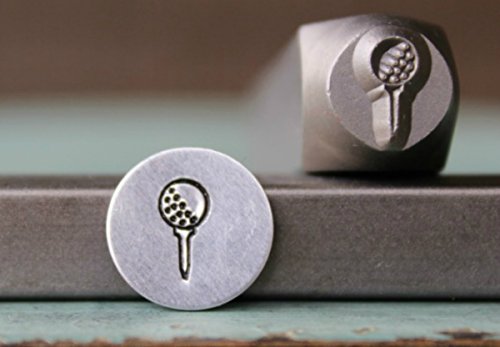 8mm Golf Ball Metal Punch Design Stamp - Supply Guy - CH-133