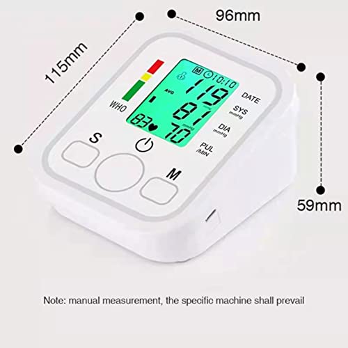 Tensiómetro de Brazo digital, medición precisa de la presión arterial y el pulso, validado clínicamente, Medidor Automático De Presión Arterial Para La Parte Superior Del Brazo, pantalla LCD grande - imagen 8