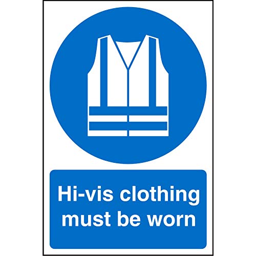 Seco Warnschild "Clothing Must Be Worn", 400 x 600 mm, 1 mm, halbstarrer Kunststoff