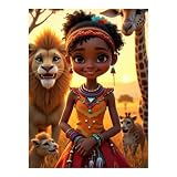 Scénarios applicables : la jolie peinture diamant africaine n° 6 est adaptée pour les salons, chambres, salles d'étude, bureaux et autres occasions, ajoutant une atmosphère artistique à l'espace. Qu'il s'agisse d'une création personnelle ou d'une interaction faite à la main entre la famille et les amis, la peinture diamant 5D pour adultes peut apporter une expérience agréable, rendant chaque moment plein de plaisir et un sentiment d'accomplissement
