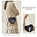 LUI SUI Women Red Heart Purse Cute Love Heart Shape Shoulder Handbag Girls Evening Clutch Bag Chain Purse