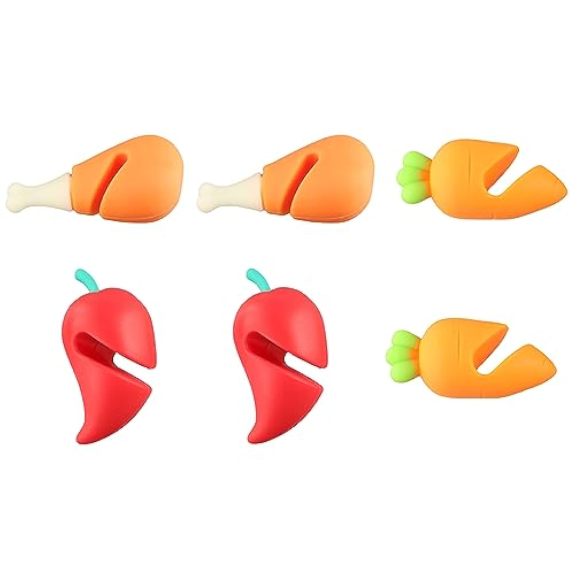 6Pcs Silicone Lid Lifter and Spill Stopper Kitchen Gadgets