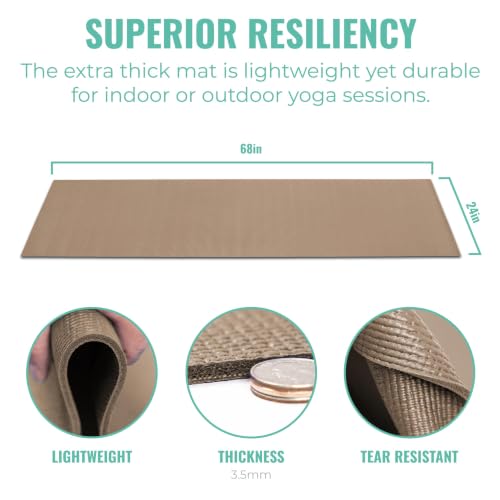 Image of Value 3mm Bulk Yoga Mats, 12 or 16 Pack, 68x24in | Bulk Non Slip Exercise Mats for Workout, Stretching, Fitness - Wholesale Non Toxic Gym Mats for Home, Schools and Studios