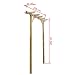 vidaXL Arco de Jardin de Rosas y Enredaderas Enrejado de Madera 200x40x205cm