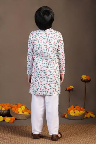 Image of Fashion Dream Boy Teal Kurta Pyjama Set|Boy Kurta Set|Kurta Pyjama Set