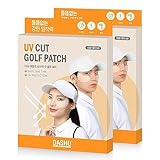 DASHU Daily Sunshield Golf Patch 10 pairs (2 Bundle Pack) Korean Skin Care Easy Peel Off Cooling Gel Patches | Age Defying Sun Shield Peptide Patch