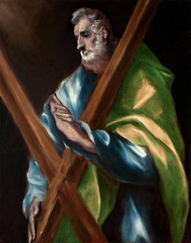 Impression d'affiches El Greco affiche toile Saint portrait 60x90