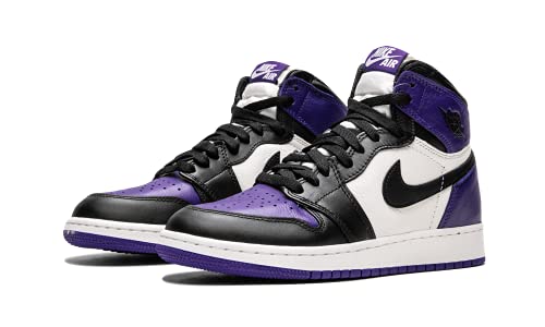Youth Air Jordan 1 Retro High OG Court Purple 575441 501 Size 6y2