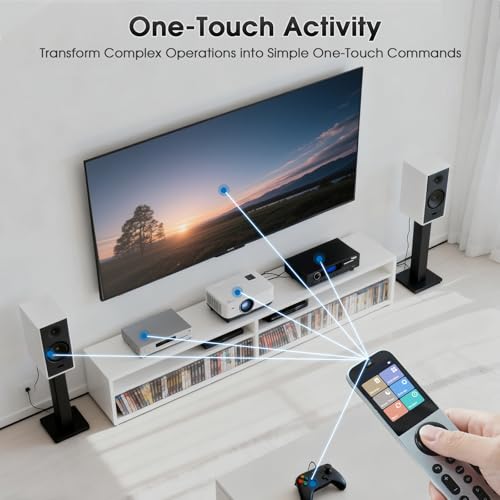 Image of SofaBaton X2 Universal Remote with Hub & Charing Dock & APP & Touchscreen | All in One Universal Remote Control with One-Touch Activities, Compatible with Alexa & Google Assistant & Home Assistant