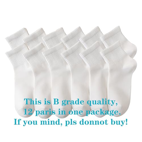 Image of MAGIARTE Womens Mini Crew Ankle Socks Athletic Casual Cotton Socks for Women