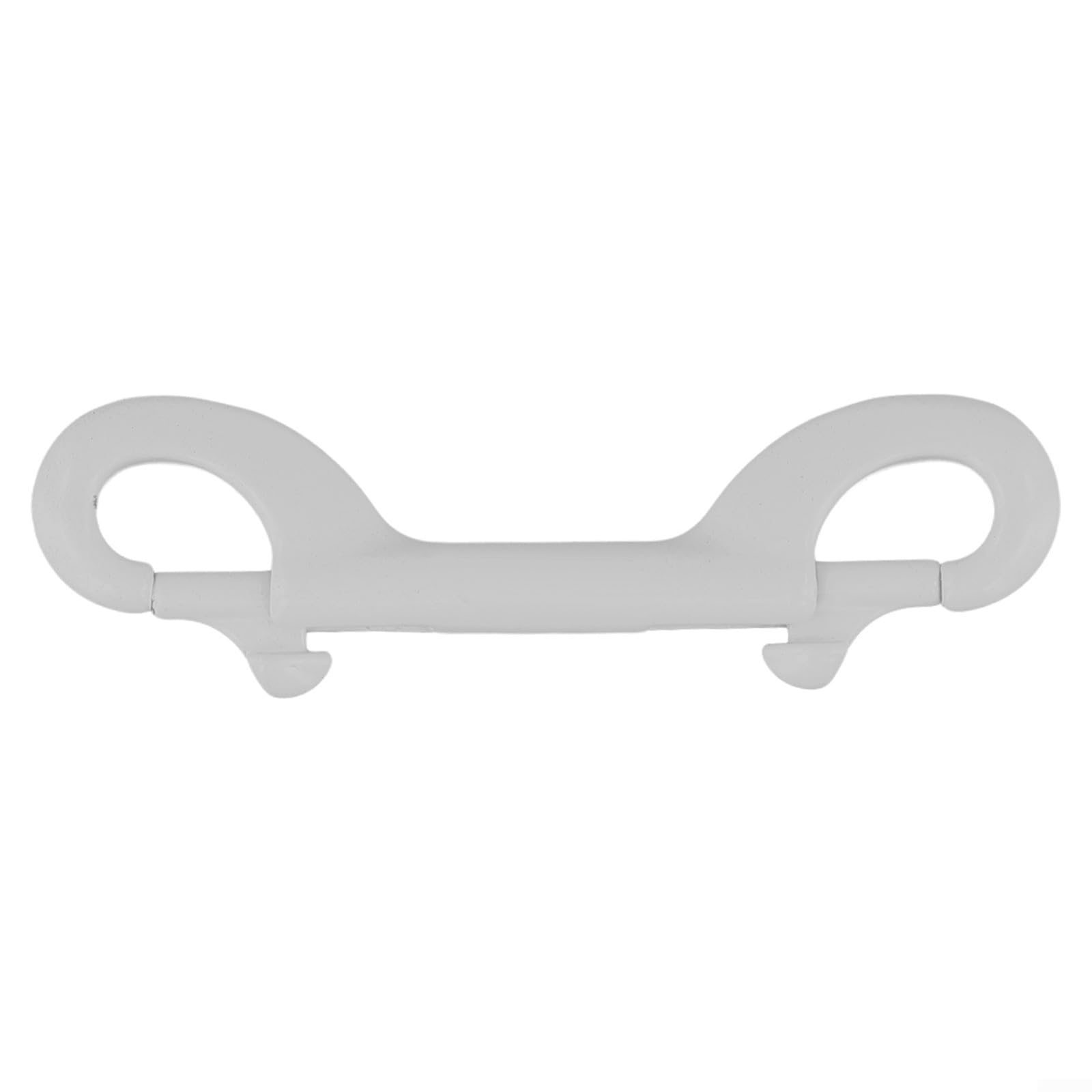 Bolt Snap Double Ended Diving Clip Hook for Scuba BCDs Weight Systems and Dive Accessories 316 Stainless Steel Proof (White)