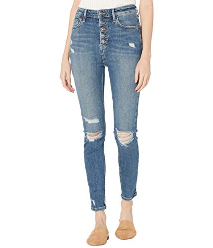 Jean slim Free People Sabrina Mid Indigo taille 27 denim stretch