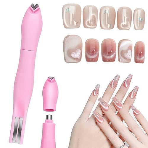 3-in-1 Nail Magnet Pen – Professional Magnetic Nail Art Tool for Cat Eye Gel Polish Designs, Dual-End Nail Magnet Stick with Multiple Magnetic Effects for Salon & Home Manicure Use-image-40