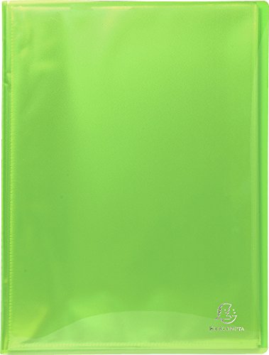 Exacompta - Réf. 85970E - 1 Protège-documents Iderama - 100 pochettes cristal lisse - 200 vues - pour A4 - dim 24 x 32 cm - couverture en polypro semi-rigide...
