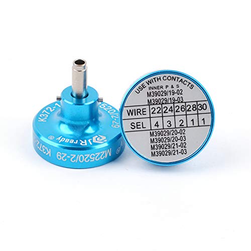 JRreadyK372-1 Positioner Crimp for Pin Terminal Contacts AS22520/2-01 Crimper NEW-AS2 ACT-AS2 Suitable for Connector MIL-C-81511 SERIES 3 AND 4, CONTACT M39029/19-PIN M39029/20-SKT M39029/21-SKT