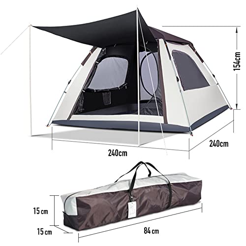 Carpa instantánea para camping 3-4 personas impermeable miniatura 4