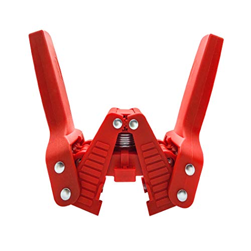 Manual Bottle Capper Tool, Twin Lever Hand Capper For Home Brewing, Crown Capper, Bottle Sealer With 50Pcs Beer Bottle Crown Caps (Plastic，Red) #TOP1