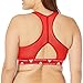 adidas Women's Plus Size Training Medium Support Racer Back Good Level Bra Padded w/Removable Pads Vivid Red