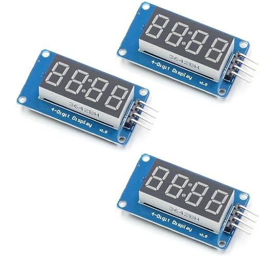 Módulo de visualización de tubo digital de 0,36 pulgadas de 4 bits con pantalla LED TM1637 chip conductor pantalla de reloj de tubo programable para pantalla ARDUINO Tubo digital rojo de 7 segmentos | Ya disponible en tu tienda friki favorita! En mundofriki.es! Módulo de visualización de tubo digital de 0,36 pulgadas de 4 bits con pantalla LED TM1637 chip conductor pantalla de reloj de tubo programable para pantalla ARDUINO Tubo digital rojo de 7 segmentos | Ya disponible en tu tienda friki favorita! En mundofriki.es!