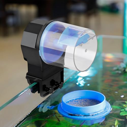 Distributeur compact alimentaire à piles à dosage précis pour petits poissons - 4