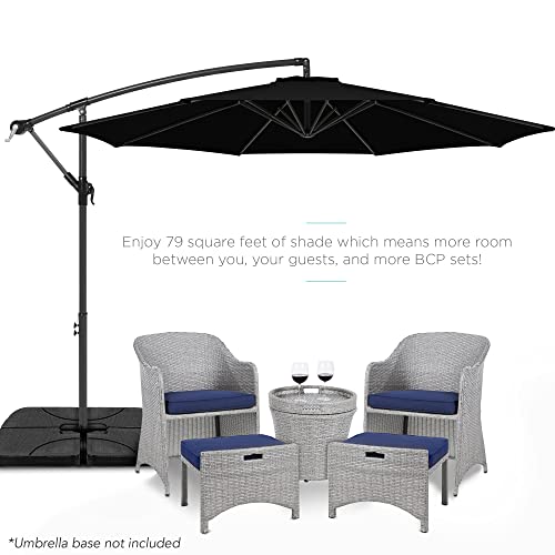 Best Choice Products SKY5689 10Ft Offset Hanging Market Patio Umbrella W/Easy Tilt Adjustment thumb #1