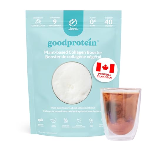 GoodProtein Collagen Booster Powder – 100% Natural Plant-Based Collagen-Boosting Superfoods | Vegan, Non-GMO, Dairy-Free, Gluten-Free, No Added Sugar | Antioxidant-Rich with Polyphenols | 180g, 30 Servings