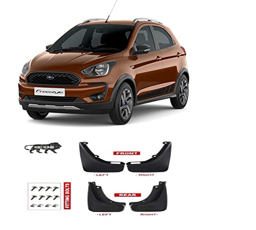 AutoMoto O.E Quality Cup Type Mud Flaps Splash Guards Front and Rear for Ford Freestyle All Models (Set for 4)