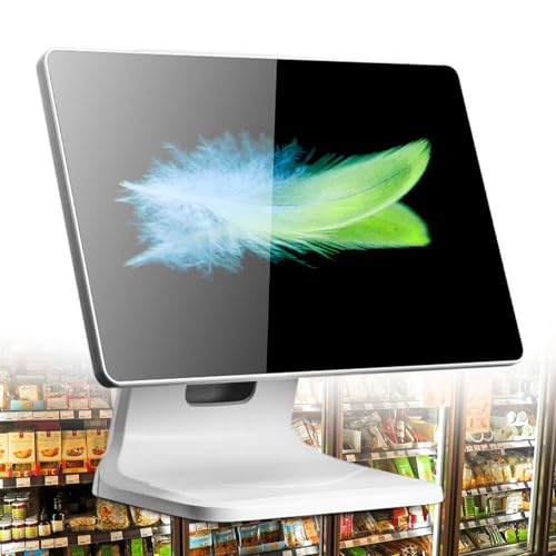 Image of Touch Screen Cash Register Retail Store 15.6 Inch POS LCD Monitor, Integrated Payment Terminal & Till for Business Supermarket Grocery Convenience Restaurant Bar Coffee