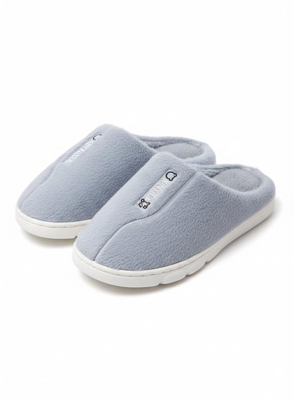 Women’s Plush Fuzzy Slippers | Indoor House Slippers with Non-Slip Sole & Memory Foam Cushioning | Soft, Warm & Comfortable Home Footwear Bedroom Slipper-image-23