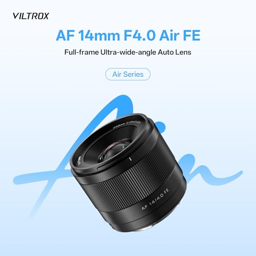 Image of VILTROX AF 14mm F4.0 Air FE Lens for Sony E Mount, 112.6 Ultra-Wide Angle STM Auto Focus Full Frame Lens Compatible with Sony E-Mount Cameras a7IV a7RV a9II a7CII ZVE1 A1 a6700 a6400 a7rv a7iii