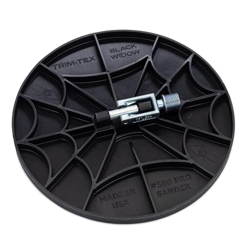 Trim-Tex Black Widow Web Spinner Round Pole Sander Head | 9' Diameter Hook & Loop Sanding Head | Drywall Sanding Tool I Head ONLY, Handle Sold Separately| Model 580 | Made in USA